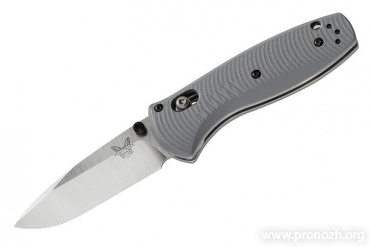    Benchmade  Mini Barrage, Crucible CPM S30V Steel, Satin finish Blade, Gray G-10 Handle