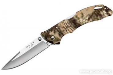   Buck  Bantam BHW, 420HC Steel, Satin Finish Blade, Kryptek Highlander Camo GRN Handle