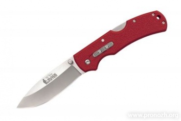   Cold Steel  Double Safe Hunter  - Tim Wells Slock Master, 8Cr13MoV Steel, Red GRN Handle