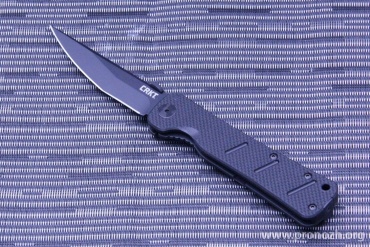   CRKT Shizuka Noh Ken, Black AUS-8 Blade, Stainless Steel & G10 Handle