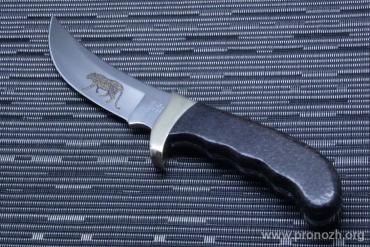   Buck Jaguar Kalinga, Satin Finish 420HC Steel, Black palm wood Handle