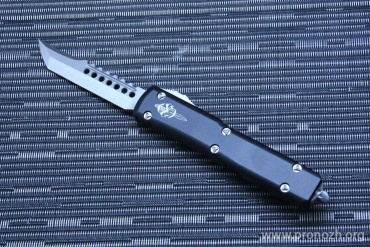      Microtech Ultratech Hellhound Signature Series, Stonewash Standard