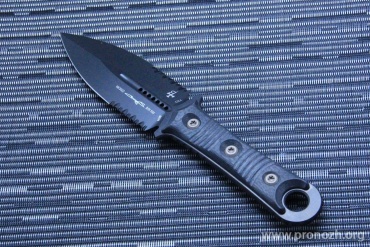   Microtech Borka Blades SBD Signature Series, Carbon Fiber Handles, DLC Partial Serrated