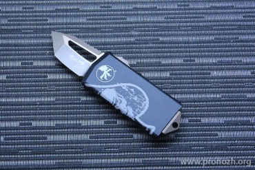      Microtech Exocet T/E Signature Series Death Card Bronzed Apocalyptic Standard