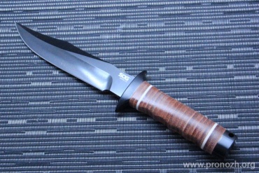   SOG Tech Bowie - 2.0, Black Ti-Ni Blade, Leather Handle