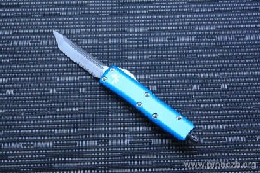      Microtech UTX-85 T/E, Turquoise Satin Partial Standard