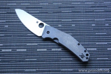   Spyderco Spydie Chef LC200N Steel, Satin Finish Blade, Titanium Handle