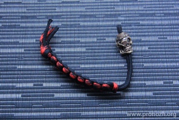   Andre de Villiers Pirate Skull Bead Brass+Lanyard