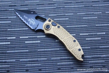    Microtech Stitch A S/E, Tan Full Serrated Standard