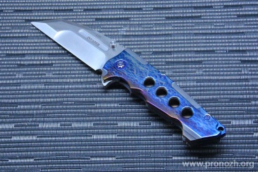 �������� ��� Andre de Villiers Invader, Titanium Acid Rain, S35VN Steel, Satin Blade
