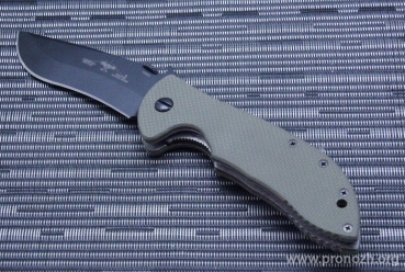   Emerson Jungle Commander, DLC Coated Blade, Green G-10 Handle