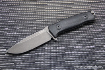   Lion Steel M-5, PVD-Coated Blade, Black G-10 Handle