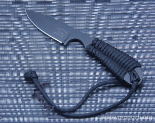   White River  Backpacker Black ionbond  Blade, Black Paracord