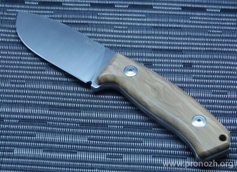   Lion Steel M-2, Satin Finish Blade, Olivewood Handle