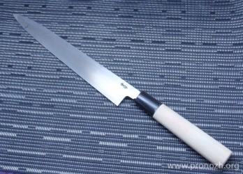        Maruyoshi Shirogami San-Mai, Magnolia Wood Handle