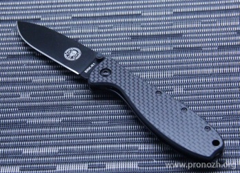   ESEE  Zancudo, Black Blade, D2 Tool Steel, Carbon Fiber Handle