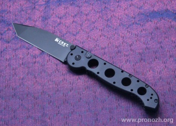 Складной автоматический нож CRKT Kit Carson Special Forces Automatic, Tanto Blade, Plain Edge, Aluminum Handle