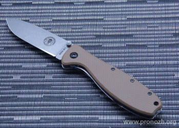   ESEE  Zancudo, Stonewash Blade, AUS 8A Steel, Coyote Brown GRN Handle