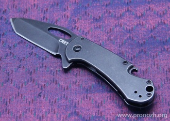   CRKT Bev-Edge BlackWash IKBS Flipper