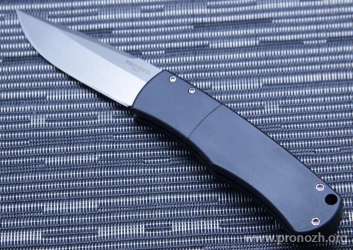 Складной автоматический нож Pro-Tech Magic, Mike "Whiskers" Allen design, Stonewash Blade, Black Aluminum Handle