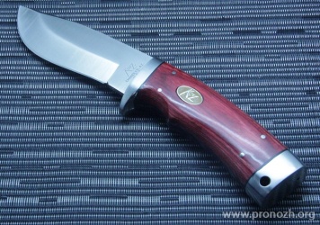   Katz Wild Kat, Satin Finish,  Cherrywood Handle, Leather Sheath