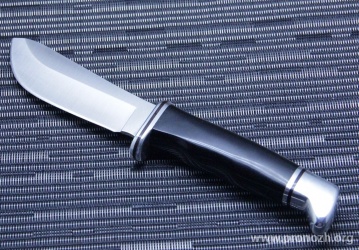   Buck Skinner, Satin Finish 420HC Steel, Black POM Handle