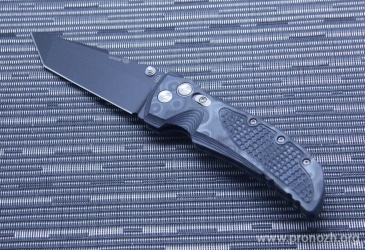   Hogue EX-01 4" Tanto Manual, Black Blade, Black / Gray G-Mascus G-10 Handle