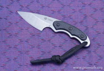 Фиксированный нож Ruger Knives Carbine, Stonewashed  Blade, Black GRN Handle