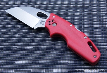   Cold Steel Tuff Lite, Plain Edge,  Red  Grivory Handles