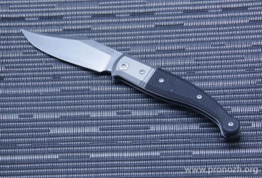 C  Lion Steel Gitano, Satin Finish Blade, Black G-10 Handle