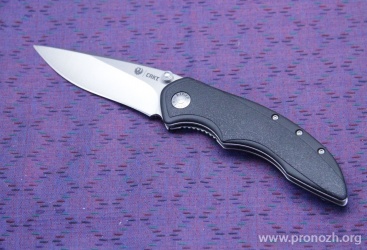   Ruger Knives High-Brass, Sain Finish Blade, Black GRN Handle