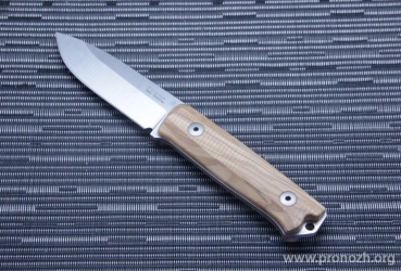   Lion Steel B40 Bushcraft, Stonewashed Blade, Olive Wood Handle