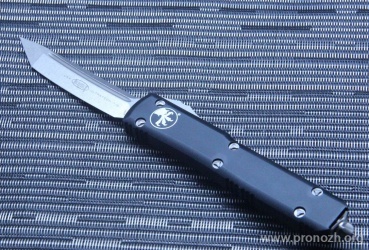      Microtech Ultratech T/E, Stonewash Standard, Plain Edge