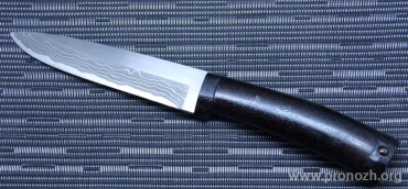   Maruyoshi Kiwami-I, by Saji Takeshi, Shirogami Core Forged with Nickel Damascus,  Urushi Lacqueared Handle