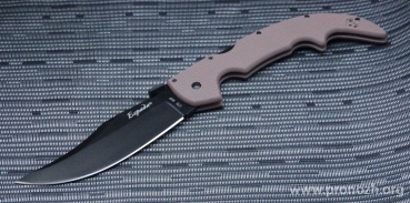   Cold Steel  Large Espada,Carpenter CTS  XHP Steel, DLC Coating Blade,  Flat Dark Earth G-10 Handle