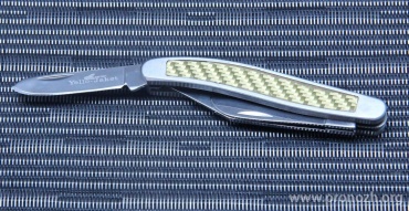 Многофункциональный складной нож  Camillus Yello-Jaket 3 Blade Whittler, Steel Handle with Carbon Fiber Accents