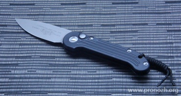    Microtech Large UDT (Underwater Demolition Team), Black Milled Aluminum Handles, Apocalyptic Stonewash