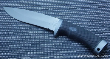 Фиксированный нож Katz  Lion King, Bead Blast Blade, Kraton Handle, Cordura Sheath