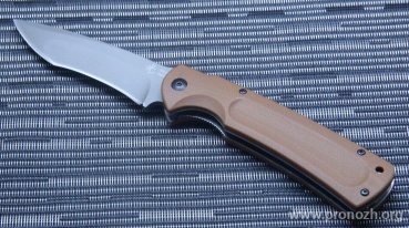 Складной нож Hikari Knives, Higo Folder, Dark Green G-10 Handles, Bead Blast D2 Tool Steel