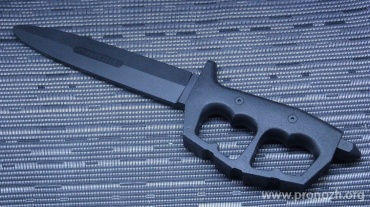 Нож тренировочный Cold Steel  Trench Knife Double Edge, Rubber Training