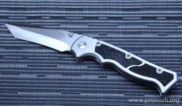 Складной нож  Brend Knives   Custom  Marauder Tanto, Hand Ground Satin Blade, Titanium with Stingray Inserts Handle