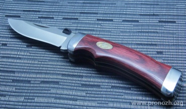    Katz Cheetah Drop Point, Cherrywood Handle, Leather Sheath