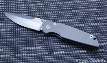   Pro-Tech TR-3 Manual, Titanium Frame-Lock, Hand Finish Blade by Don Maxwell