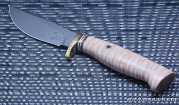 Фиксированный нож White River Traditional Large Clip Point Hunting Tiger Stripe Maple