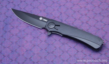   Ruger Knives RTD Flipper, Black EDP Coating Blade, Black GRN Handles - Field Strip Technology