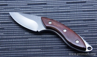 Фиксированный нож Alpha Hunter Mini, Satin Finish Sandvik 12С27 Steel, Rosewood Dymondwood Handle