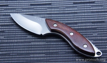   Alpha Hunter Mini, Satin Finish Sandvik 1227 Steel, Rosewood Dymondwood Handle