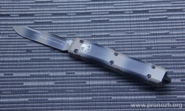 Автоматический складной нож фронтального выброса Microtech Ultratech S/E, Tan Camo Standard