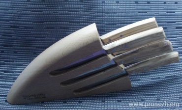 Набор из 6 ножей для стейка Lion Steel  в  деревянной подставке