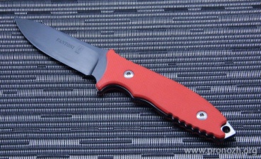   Fantoni HB Fixed, Orange G-10 Handle, PVD - Coated Crucible CPM S35VN, Kydex Sheath